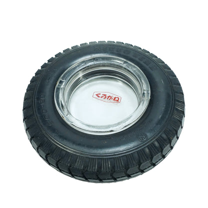 "くろがね" NITTO TIRE Vintage Tray_小皿.灰皿　昭和レトロ  企業物