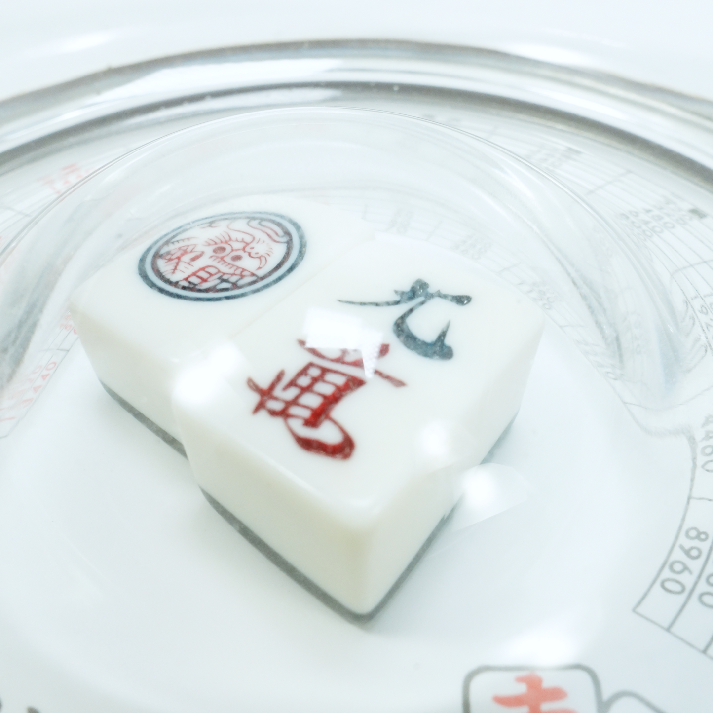 "麻雀満貫" Vintage Tray_小皿.灰皿　昭和レトロ