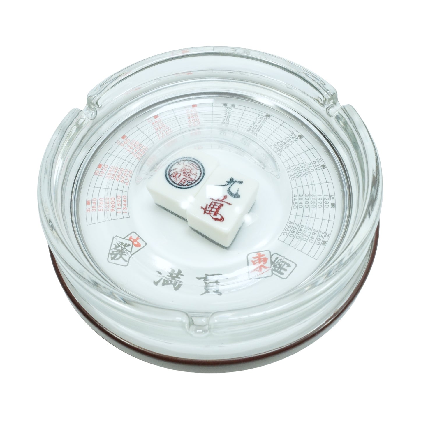 "麻雀満貫" Vintage Tray_小皿.灰皿　昭和レトロ