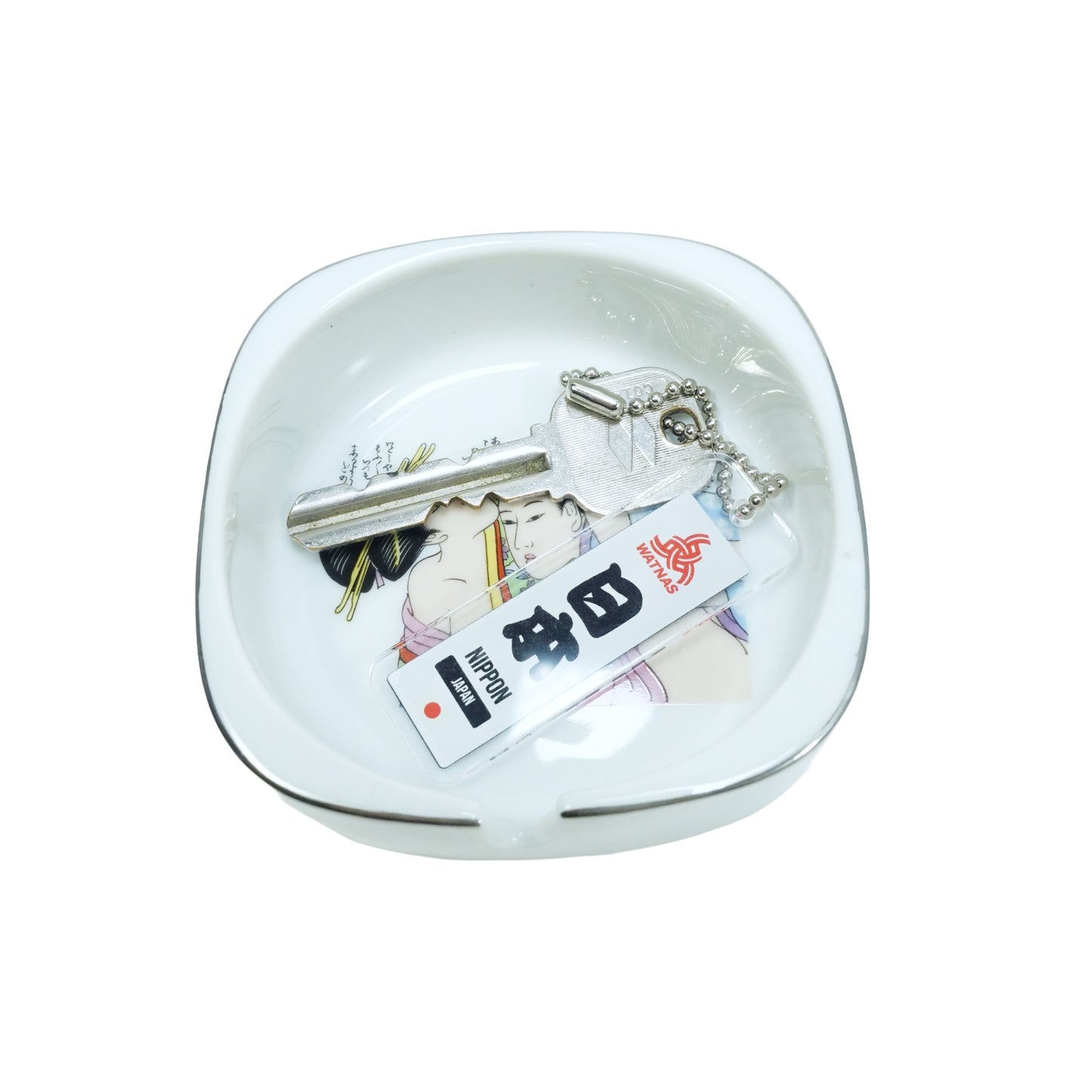 "春画" Vintage Tray_小皿.灰皿　昭和レトロ