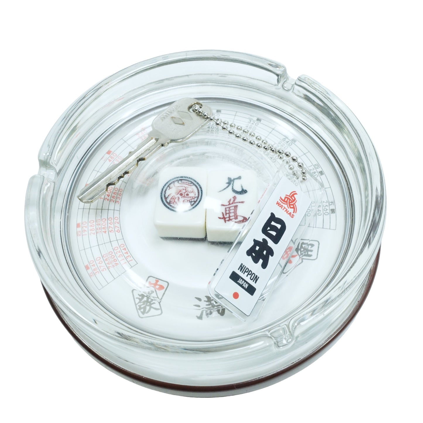 "麻雀満貫" Vintage Tray_小皿.灰皿　昭和レトロ