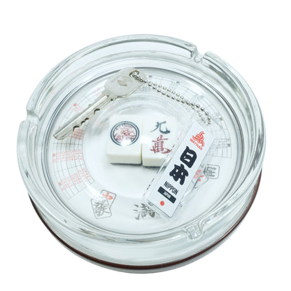 "麻雀満貫" Vintage Tray_小皿.灰皿　昭和レトロ