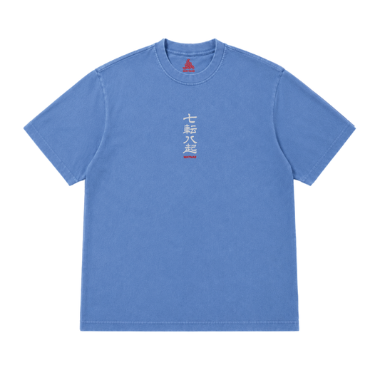 "七転八起_Fall 7 times, Rise 8" T-Shirts〈SHADOW/DENIM〉