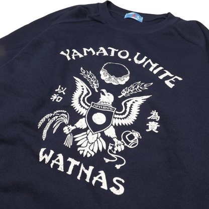 WATNAS "IRASSHAI_いらっしゃい" 7.5 oz Garment Dye Drop Shoulder T-Shirts